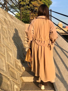 「Chillfar（チルファー）のアイテム（ジャケット/アウター）」を使った、yumi.さん（レディース・151cm）の春コーディネート