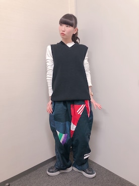 「YEAH RIGHT!!（イェーライト）のアイテム」を使った、ピンキー！/ 藤咲彩音さん（レディース・158cm）の春コーディネート
