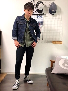 monさん(メンズ・165cm)の春コーディネート