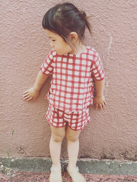 ucoさん（キッズ・90cm）の夏コーディネート