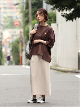 「the case（ザケース）のアイテム」を使った、coen ハヤシライコさん（レディース・160cm）の夏コーディネート