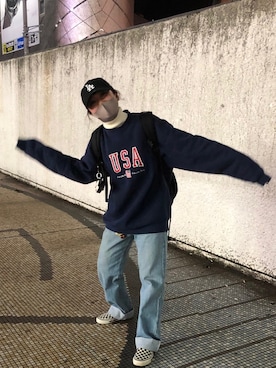 レミヲさん(レディース・157cm)の冬コーディネート