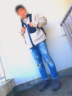 「アイテム（ブルゾン）」を使った、こうだいさん（メンズ・165cm・10代）の秋コーディネート