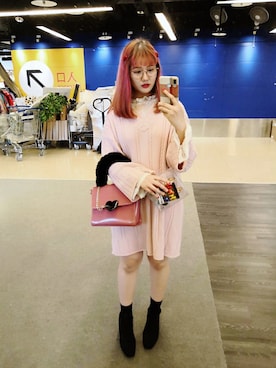 「lovfee」｜Bonnie Liaoさん（レディース・162cm）の冬コーディネート