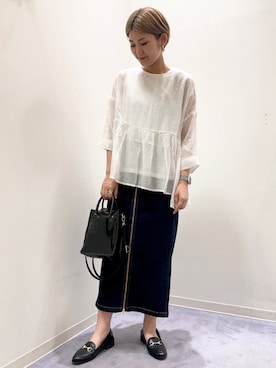 ウエダマナミさん（レディース・167cm）の春コーディネート