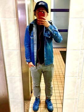「Gregory」｜「アイテム（PC・スマホグッズ/家電）」を使った、。さん（メンズ・173cm）の春コーディネート