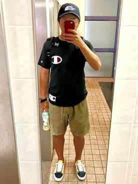 「アイテム（PC・スマホグッズ/家電）」を使った、。さん（メンズ・173cm・20代）の夏コーディネート