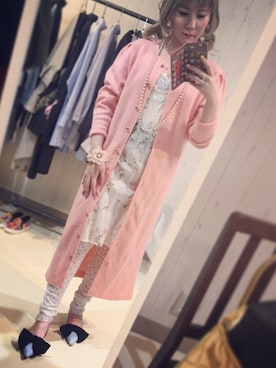 「ラブリー」｜「アイテム（ジャケット/アウター）」を使った、laniさん（レディース・153cm）の春コーディネート