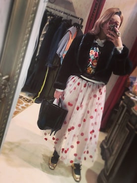 「VIVETTA（ヴィヴェッタ）のアイテム」を使った、laniさん（レディース・153cm）の冬コーディネート