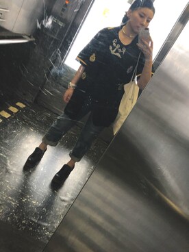 「vanillaのアイテム」を使った、laniさん（レディース・153cm）の夏コーディネート