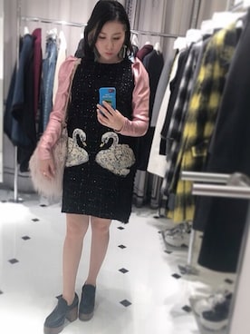 「スワン」｜laniさん（レディース・153cm）の秋コーディネート