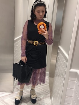 「vanillaのアイテム」を使った、laniさん（レディース・153cm）の秋コーディネート