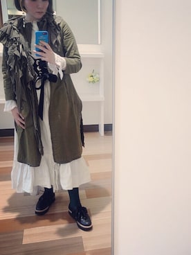 「RESTIR（リステア）のアイテム」を使った、laniさん（レディース・153cm）の春コーディネート