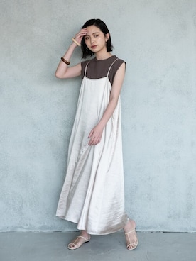 「#オトナカジュアル」｜「アイテム（ワンピース/ドレス）」を使った、Aunt Marie'sさん（レディース・168cm）の夏コーディネート
