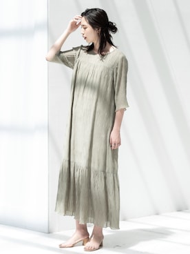 「#オトナカジュアル」｜「アイテム（ワンピース/ドレス）」を使った、Aunt Marie'sさん（レディース・168cm）の夏コーディネート