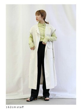 「select MOCA（セレクトモカ）のアイテム（その他アウター）」を使った、SELECT MOCA SNAPさん（レディース・162cm）の春コーディネート