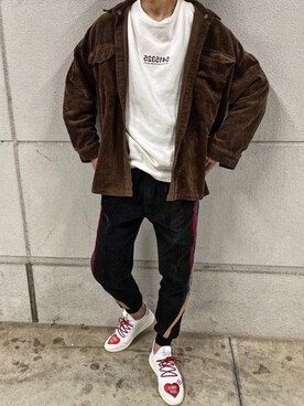 heyheyさん（メンズ・182cm）の冬コーディネート