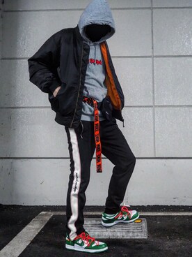 「PAGEBOY（ページボーイ）のアイテム（ジャケット/アウター）」を使った、heyheyさん（メンズ・182cm）の冬コーディネート