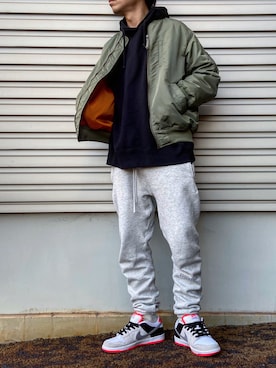 「PAGEBOY（ページボーイ）のアイテム（ジャケット/アウター）」を使った、heyheyさん（メンズ・182cm）の冬コーディネート
