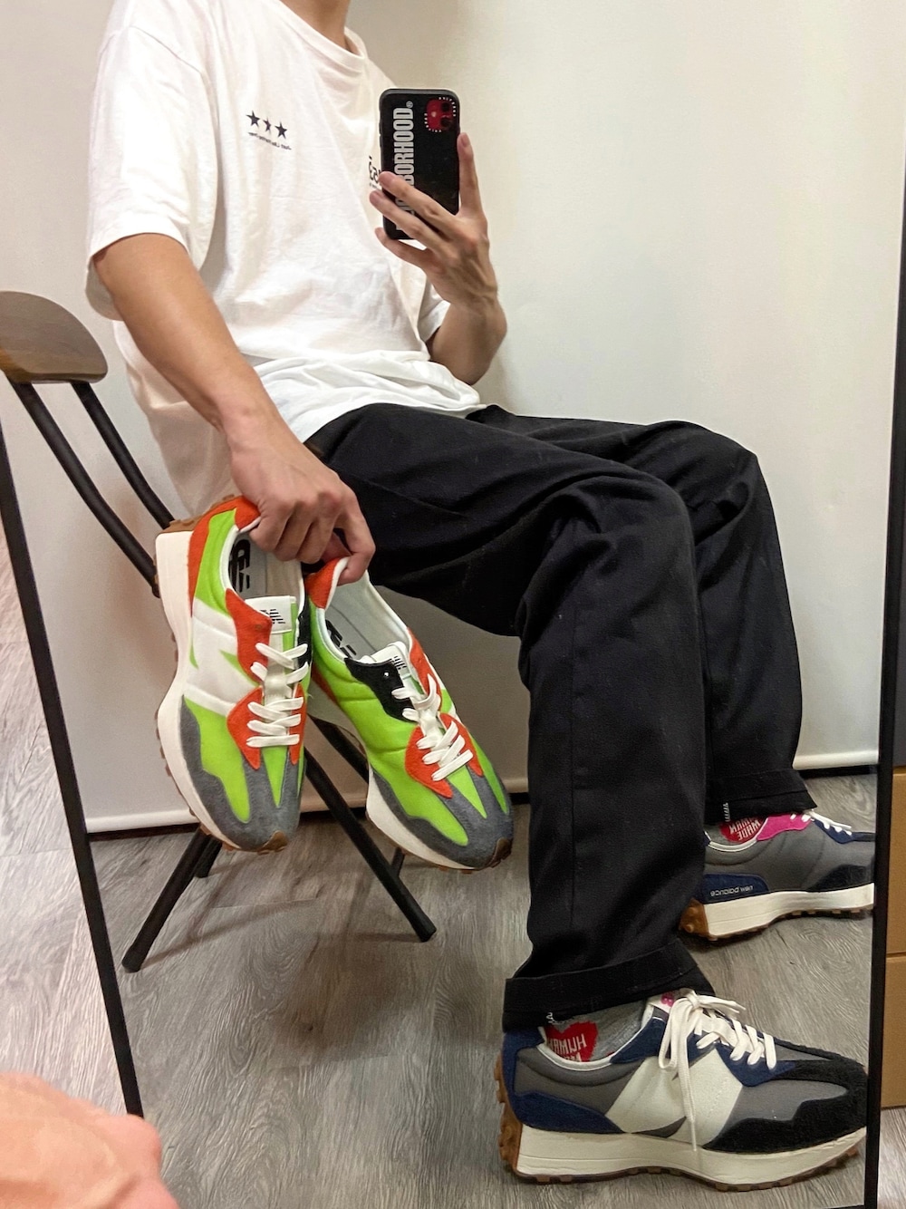 NEW BALANCE（ニューバランス）の「MS327SFA ENERGY LIME（スニーカー 