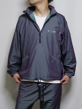 「FOG ESSENTIALS（エフオージーエッセンシャルズ）のアイテム（ナイロンジャケット）」を使った、heyheyさん（メンズ・182cm）の秋コーディネート