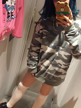 「ニーハイソックス」｜みきてぃ。さん（レディース・166cm）の春コーディネート