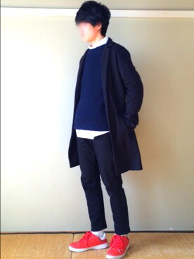 てつやさん（メンズ・171cm）の冬コーディネート