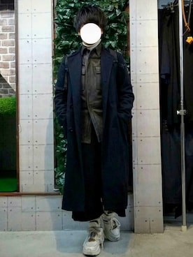 「JIL SANDER（ジルサンダー）のアイテム（その他アウター）」を使った、locul12300905さん（メンズ・167cm）の冬コーディネート