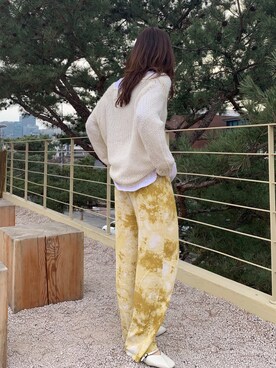 「Didot.（ディドット）のアイテム（パンツ）」を使った、나오짱さん（レディース・167cm）の春コーディネート