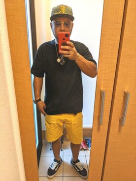 「Cut-Rate（カットレイト）のアイテム」を使った、YOSAKU☆TEEさん（メンズ・170cm）の秋コーディネート