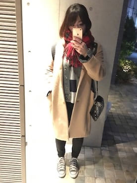 り☆ささん（レディース・156cm）の冬コーディネート