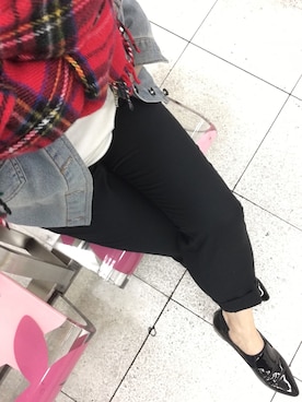 「LOVE BOAT（ラブ・ボート）のアイテム」を使った、り☆ささん（レディース・156cm）の冬コーディネート