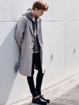 「LIDNM（リドム）のアイテム（その他アウター）」を使った、LIDNMさん（メンズ・180cm）の夏コーディネート