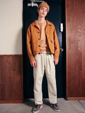 「LIDNM（リドム）のアイテム（ジャケット/アウター）」を使った、LIDNMさん（メンズ・180cm）の春コーディネート