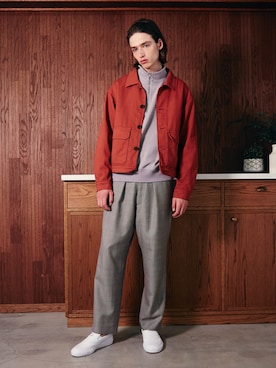 「LIDNM（リドム）のアイテム（ジャケット/アウター）」を使った、LIDNMさん（メンズ・180cm）の春コーディネート