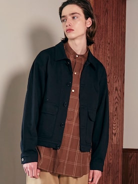 「LIDNM（リドム）のアイテム（ジャケット/アウター）」を使った、LIDNMさん（メンズ・180cm）の春コーディネート