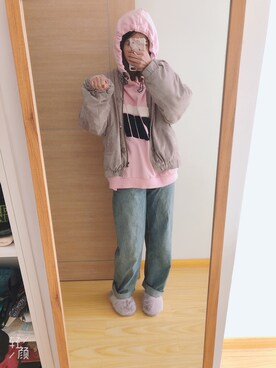 前岛迷路子さん（レディース・168cm）の冬コーディネート