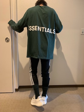 「FOG ESSENTIALS（エフオージーエッセンシャルズ）のアイテム（レッグウェア）」を使った、Kanakubo Keitaさん（メンズ・170cm）の冬コーディネート