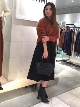 「TONAL（トーナル）のアイテム」を使った、AOI(Tonal)さん（レディース・158cm）の冬コーディネート