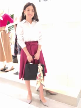 「TONAL（トーナル）のアイテム」を使った、AOI(Tonal)さん（レディース・158cm）の夏コーディネート