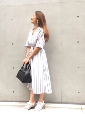 「TONAL（トーナル）のアイテム」を使った、AOI(Tonal)さん（レディース・158cm）の秋コーディネート