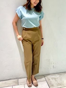 「手洗いＯＫ」｜AOI(Tonal)さん（レディース・158cm）の夏コーディネート