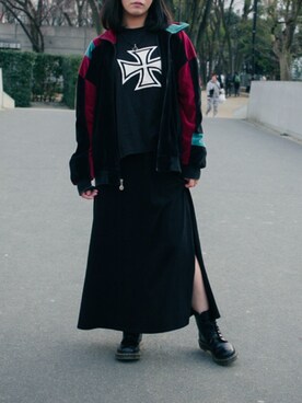 「撮影」｜「アイテム（ブルゾン）」を使った、michas_0223さん（レディース・160cm）の春コーディネート