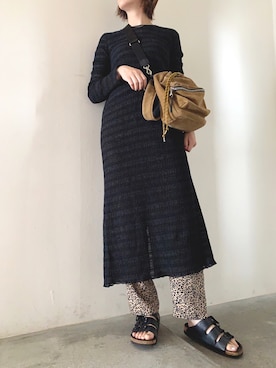 「ithelicy（イザリシー）のアイテム」を使った、8.m.k.5さん（レディース・169cm）の春コーディネート