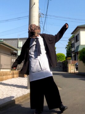 「ROCK STE（ロクステ）のアイテム」を使った、Shinさん（メンズ・171cm）の春コーディネート