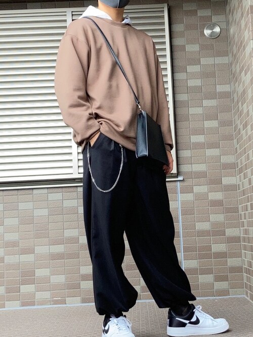 ナイキ エア フォース 1 07 Lv8 メンズシューズ スニーカー Nike Air Force 1 07 Lv8 Af1 を使ったメンズ人気ファッションコーディネート Earch