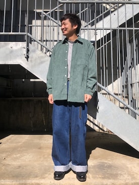 オ・イツキさん（メンズ・171cm）の冬コーディネート