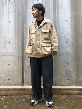 オ・イツキさん（メンズ・171cm）の冬コーディネート