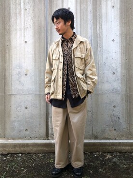 オ・イツキさん（メンズ・171cm）の冬コーディネート