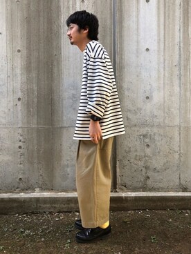 オ・イツキさん（メンズ・171cm）の春コーディネート